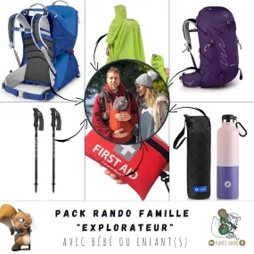 Pack rando famille Explorateur